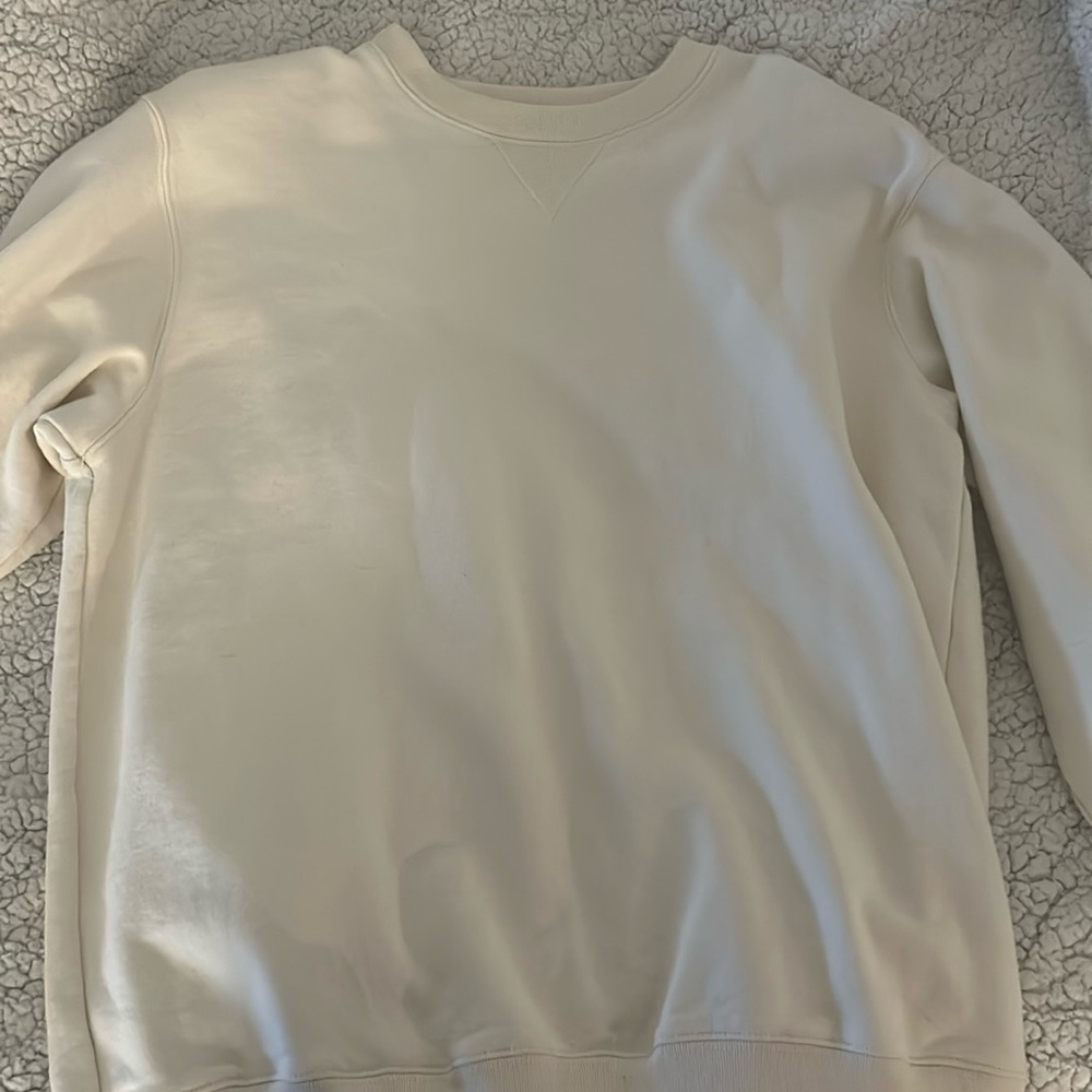 brandy melville cream crew neck
